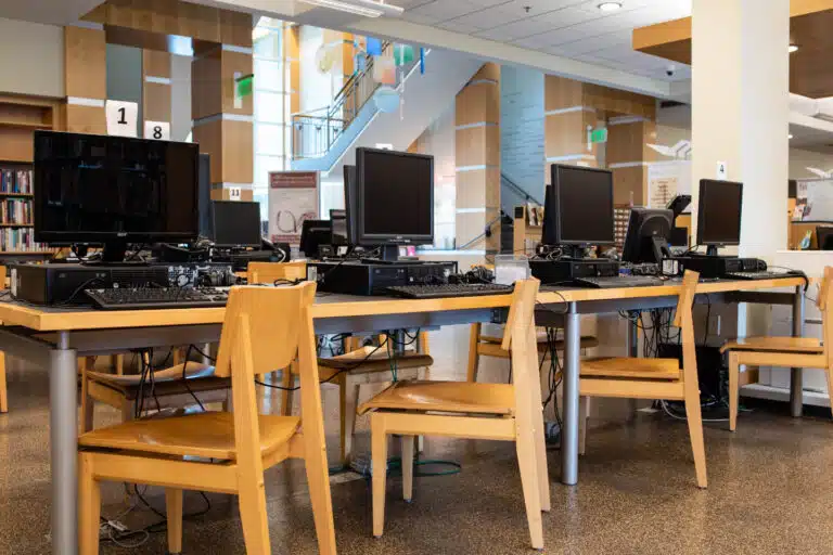 Computers are available to use at Daviess County Public Library.